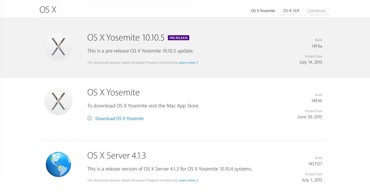 Apple Os X Yosemite Download